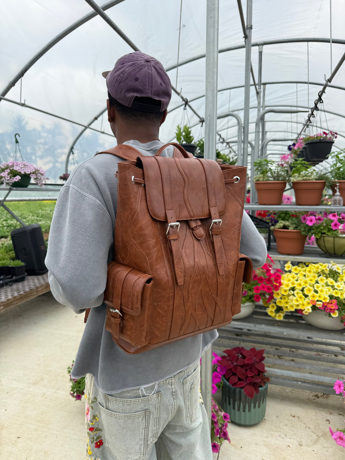 'rooted' backpack