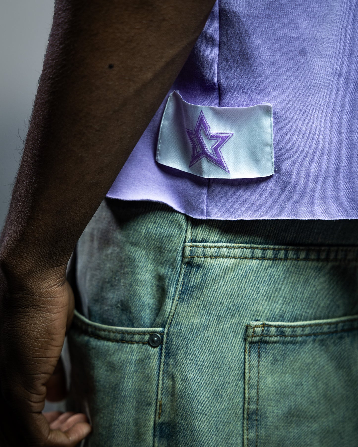 Purple "not perfect, just growing" Tee